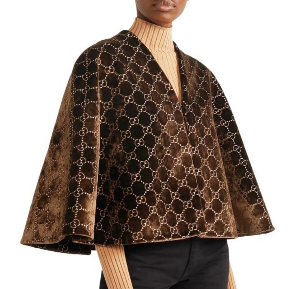 Gucci Chocolate Monogram Cloak